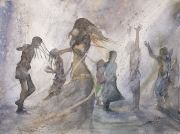 Water Dancers, 36x48cm