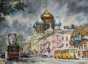 Odessa, watercolor on paper, 48 x 35 cm, 2013