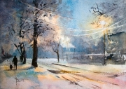 Pierwszy śnieg 48x34