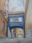 Spacer ulicą Dawną w Warszawie