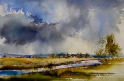 Burza pod Zambrowem, 33x48cm,-2016