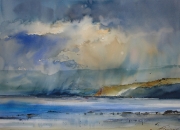 Morze Tyreńske, akwarela 56x76cm, 2015, nr 4