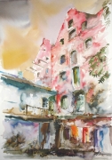 Podwórko 50x70