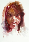 Portret dziewczynki A3