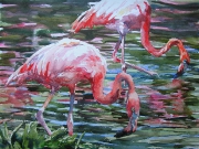 Para flamingów 30x40 cm