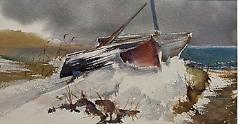 Oblivion, 2022, acuarela, 26x36