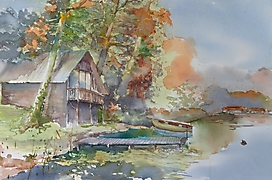 Pe lac Lagow 1